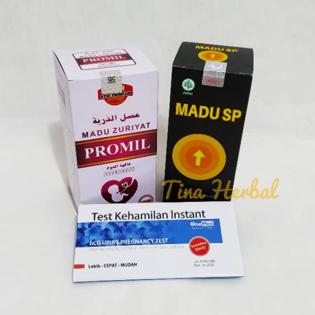 Paket Promil madu zuriat dan madu SP bonus test peck