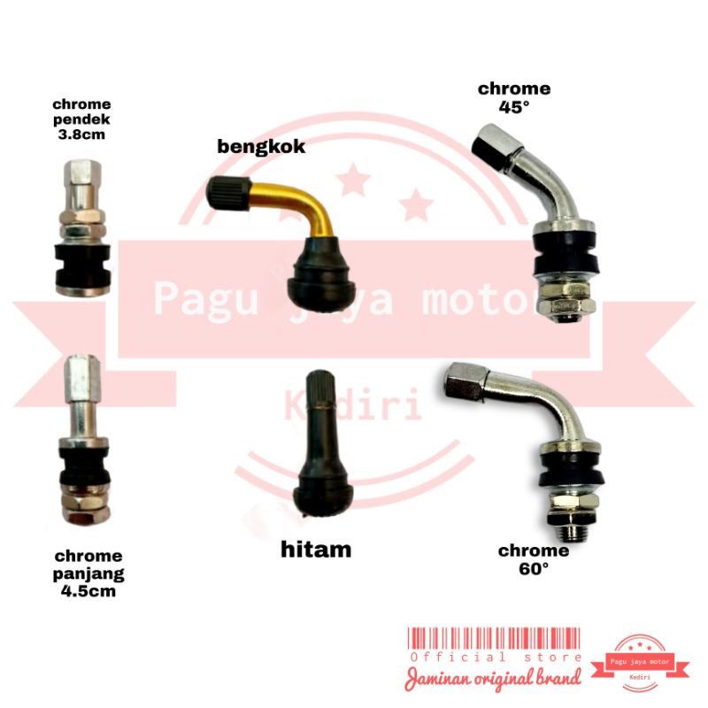 Cop tutup pentil ban tubelles tubles tubeless