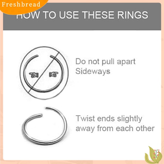 ? Fresh ? 1Pc Anting Piercing Tindik Hidung Bahan surgical Steel Tipis 0.8mm untuk Wanita