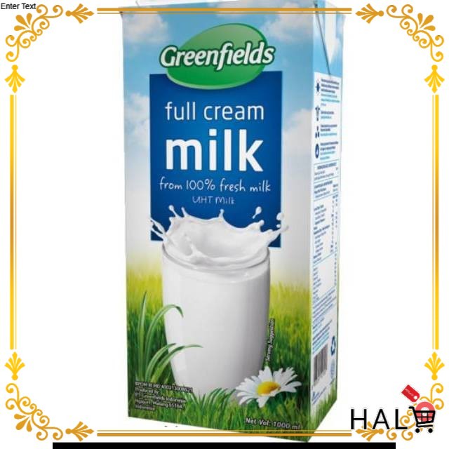 

greenfield UHT Full Cream 1000 ML