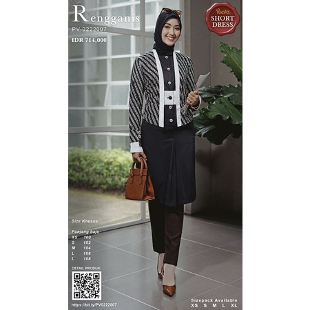 Poeva PV-0222007 PALCHRITUDE Tunik Short Dress Batik By Tuneeca Diskon Sale Promo