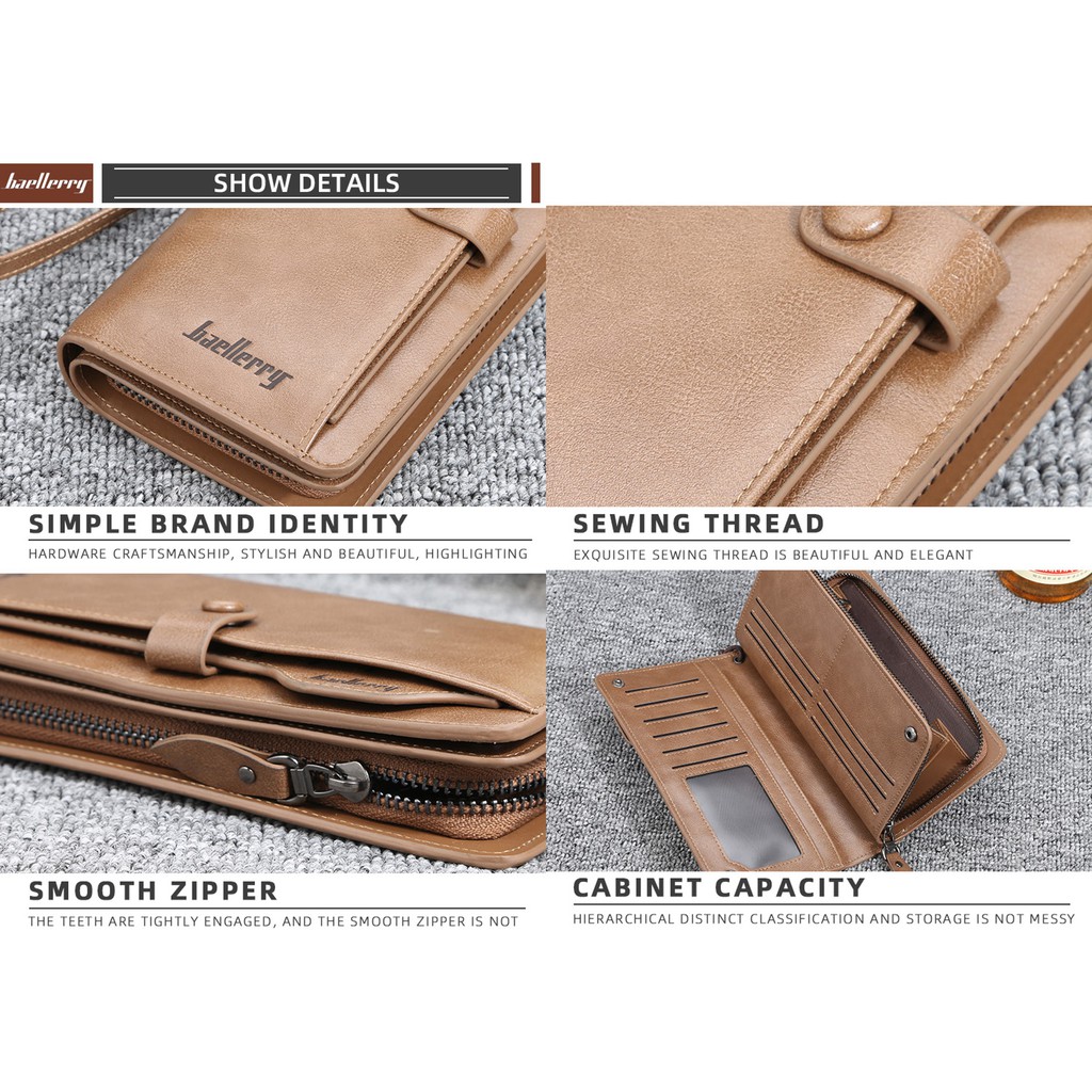 Dompet Baellerry Pria Wanita Original / Dompet Unisex Import / Dompet Panjang 6703