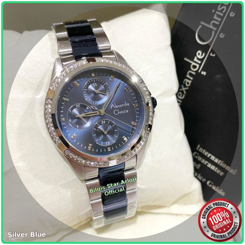 Alexandre Christie Terbaru Ac 2902 Ladies Stainless Steel Original