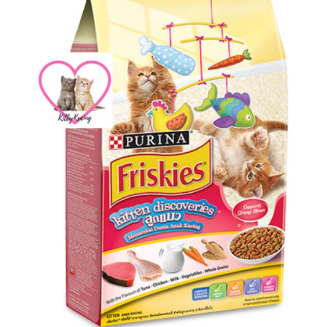 FRISKIES Kitten 1kg Makanan Kucing Freshpack