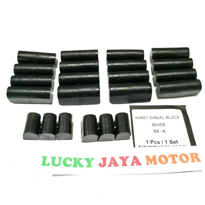 Karet damper peredam blok seher boring ganjel absorber rx king rxk set-4