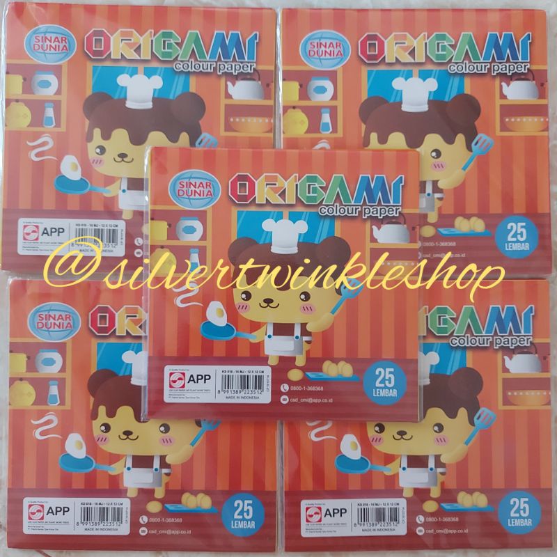 

Kertas lipat / kertas origami sidu / sinar dunia 12×12 isi 25 lembar / kertas melipat warna warni alat tulis sekolah pensil penghapus penggaris pencil eraser ruler stationery stationary mainan edukasi diy kerajinan tangan prakarya seni art