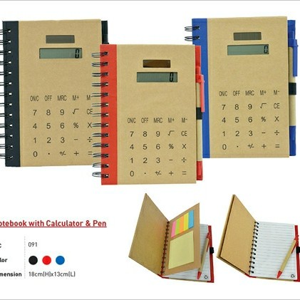 

[RESTOCK] Buku Agenda Kalkulator | Notebook 3in1