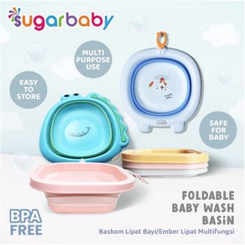 SugarBaby NEW Foldable Basin / Baskom Lipat / Ember Lipat Multifungsi Sugar Baby bak mandi baskom mandi bayu ember bayi baskom premium BASIN SUGARBABY