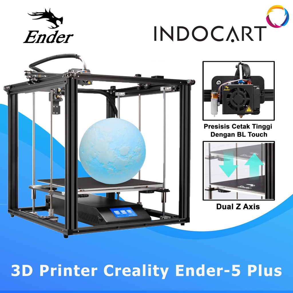 3D Printer Creality Ender 5 Plus Versi Terbaru Garansi Resmi