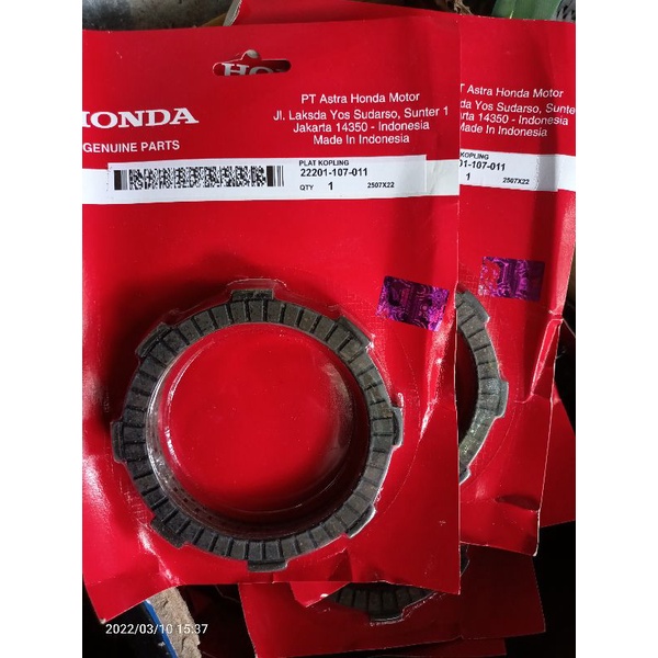 Kampas Kopling GL100 Original AHM