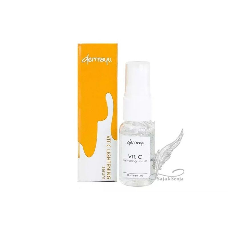 SERUM GLOWING WAJAH DALAM 3 HARI TERAMPUH DERMAYU VIT C LIGHTENING SERUM ORIGINAL BPOM ORIGINAL