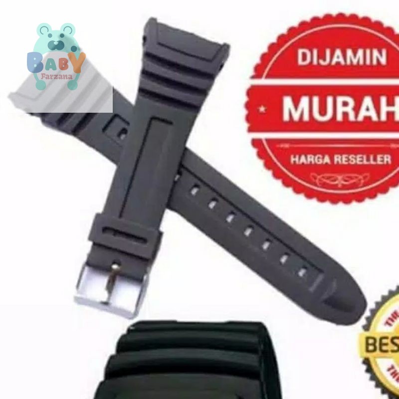 TALI STRAP JAM CASIO W-96H W96H W96-H W 96 H RUBBER TALI JAM CASIO W 96H