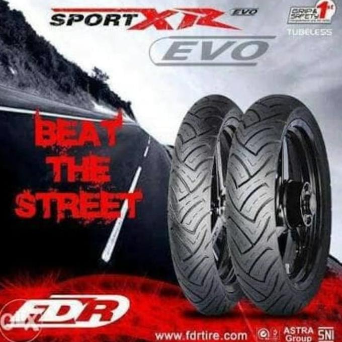 Paket Ban Tubeless Fdr Sport Xr Evo 90/80-17 & 120/70-17
