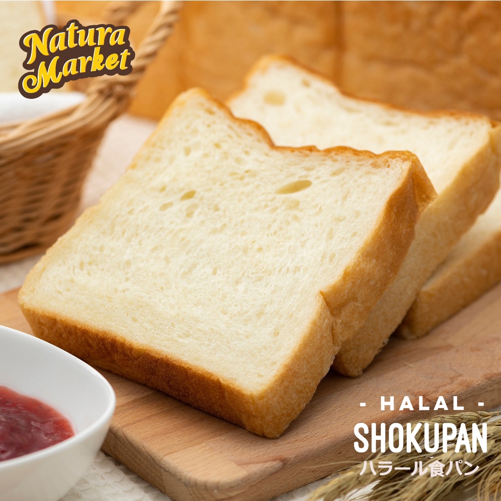 

ROTI TAWAR JEPANG SHOKUPAN HALAL PREMIUM CUT / JAPANESE BREAD
