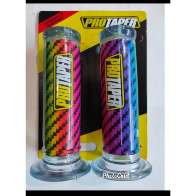 Handgrip Handfat Carbon Pelangi universal