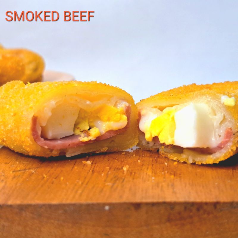 RISOLES SMOKED BEEF 10 PCS MAYO TELUR || RISOL BEEF HAM MAYONAISE