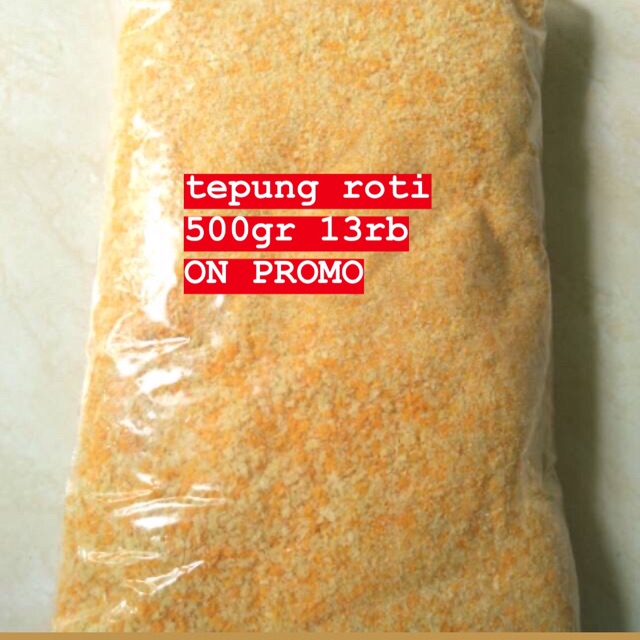 

tepung roti panir bread crumb kasar kuning 150gr 500gr 1000gr 1kg