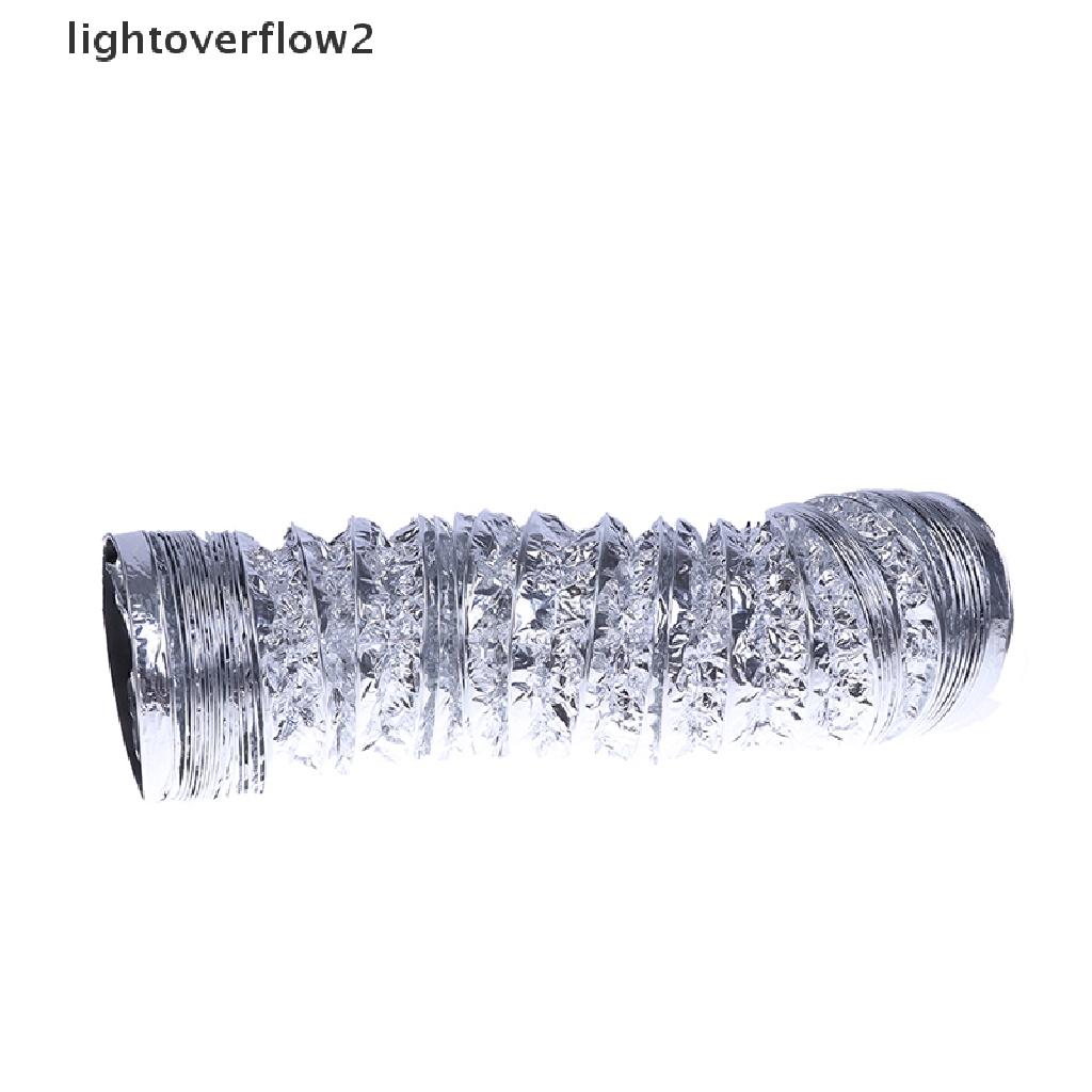 [lightoverflow2] 3.1Inch Flex Air Aluminum Foil Ducting Dryer Vent Hose For Ventilation 1.5M [ID]