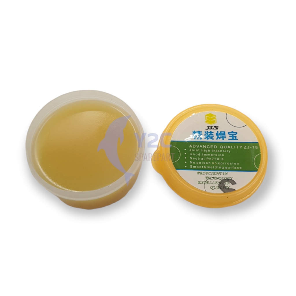 FLUX SOLDER PASTA SUNSHINE ZJ-18 100 GRAM WADAH KUNING / ALAT SERVIS SERVICE HP