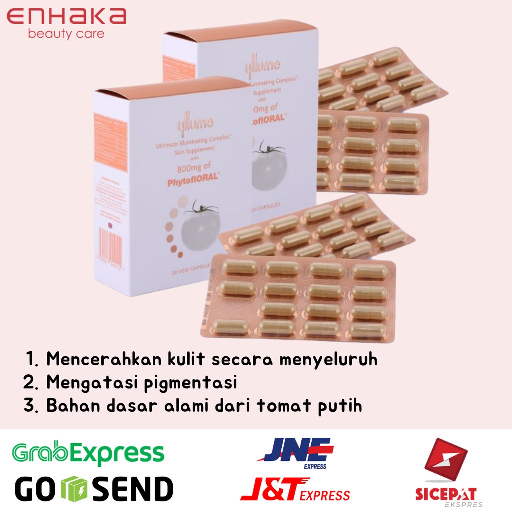 Yllume Phytofloral pure pencerah Dan pemutih kulit