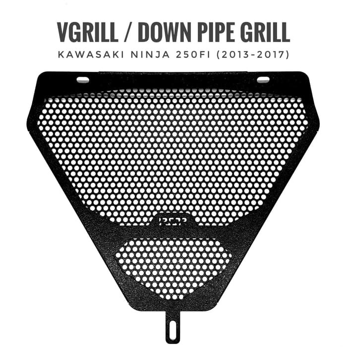 V-Grill VGrill V Grill Undergrill Under Grill Downpipe Down Pipe Grill Ninja 250FI 250 FI 2013 OLD