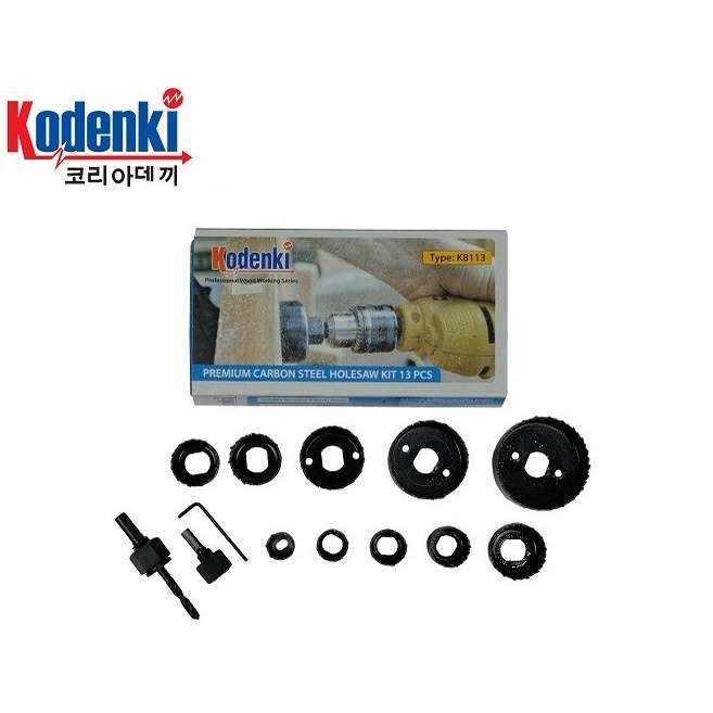 Hole Saw Kit Holesaw 13Pcs Mata Bor Pelubang Kayu Set Pipa PVC Hidroponik Mata Bor