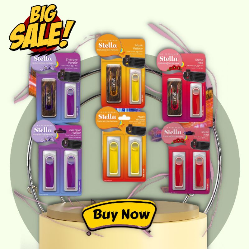 STELLA CAR PARFUME SET PARFUM MOBIL MEWAH