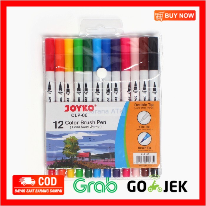 

(BISA COD) JOYKO Color Brush CLP-06 - 1 SET