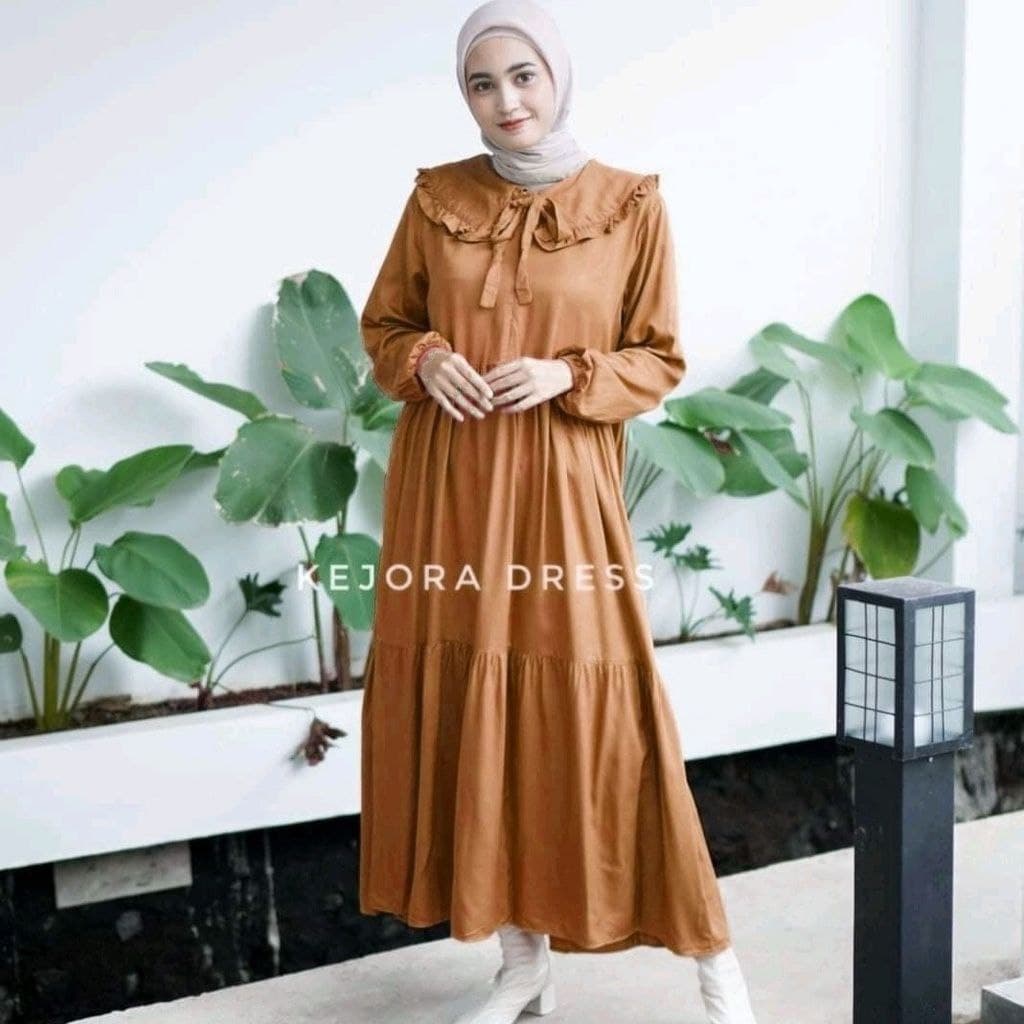 Sansen.id Nagita Midi Dress Rayon Busui Home Dress Wanita Murah