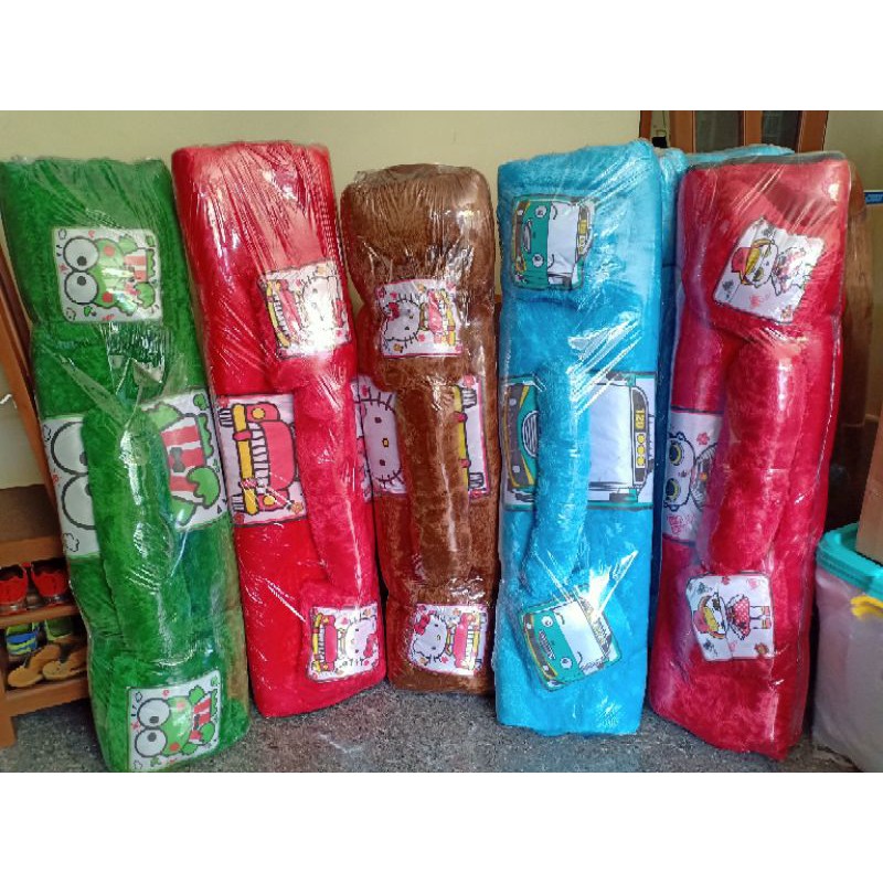 SURFET RASFUR KASUR BULU HALUS LED / KASUR ANAK KARAKTER / SURFED BULU HALUS