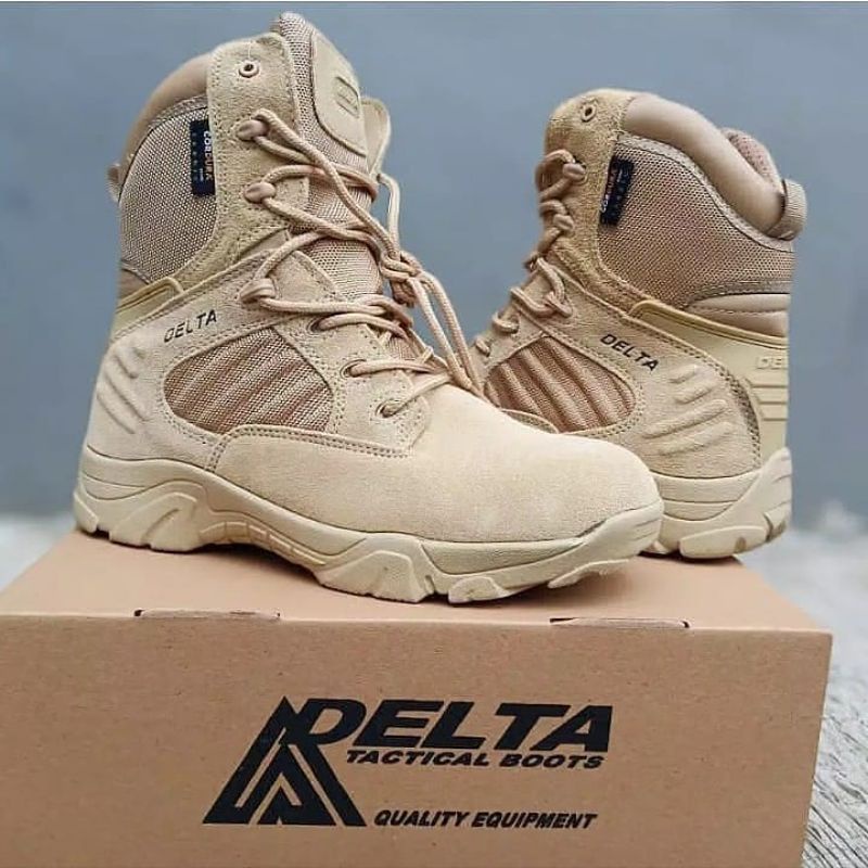 SEPATU DELTA TACTICAL, SEPATU PDL TNI POLRI 8" BEST SELLER