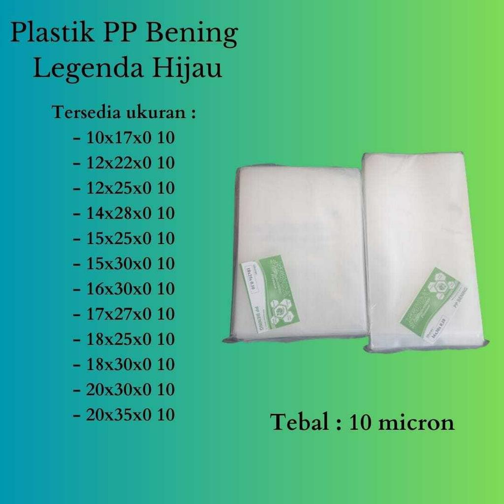 Plastik PP Tebal/PP Bening/PP Tebal 10micron Merk Legenda
