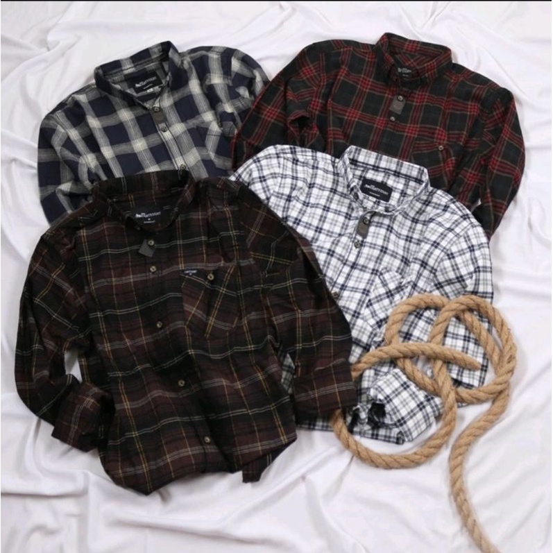 (BISA COD) KEMEJA FLANEL PRIA malebe rock MALEBEROCK  LENGAN PANJANG PREMIUM ORIGINAL PRIA WANITA UN