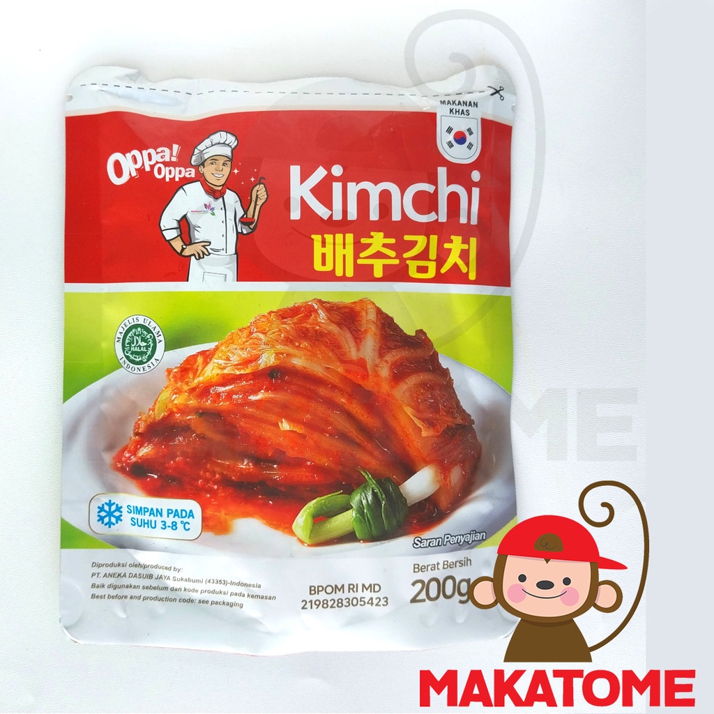 

Kimchi 200 gr Java super food makanan korea kim chi 200gr oppa