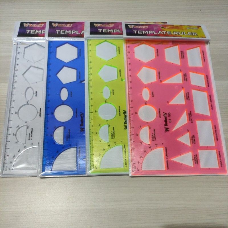 

Penggaris butterfly bentuk bt-785