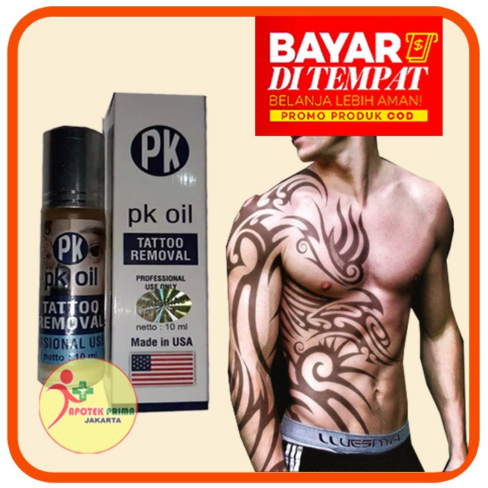 OBAT PENGHAPUS TATO PERMANEN PK OIL ASLI | OBAT PENGHILANG TATO PERMANEN