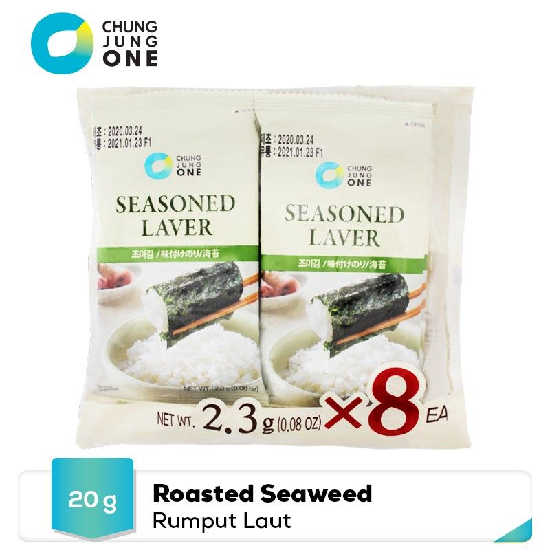 

Chung Jung One seaweed seasoned laver 8x8x8 rumput laut nori