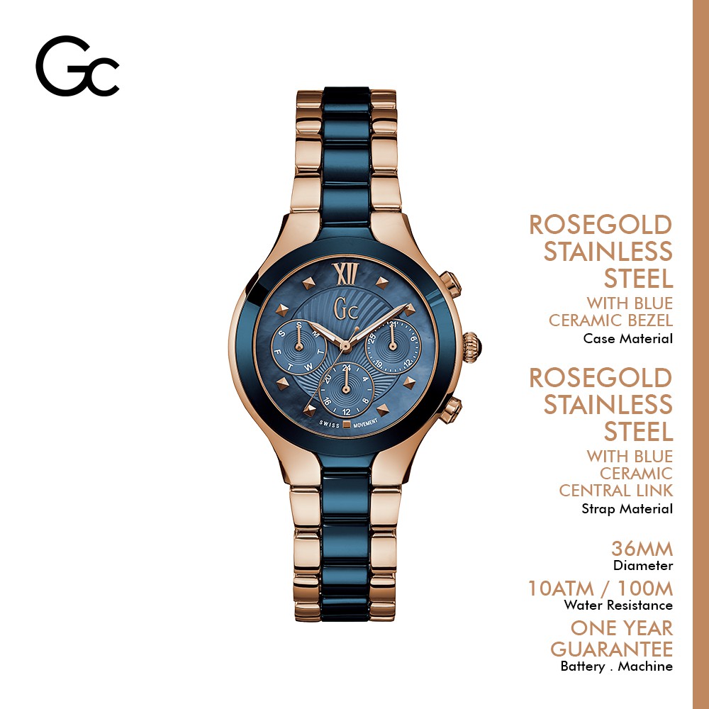 Guess Watch Gc Jam Tangan Wanita Y30003L7