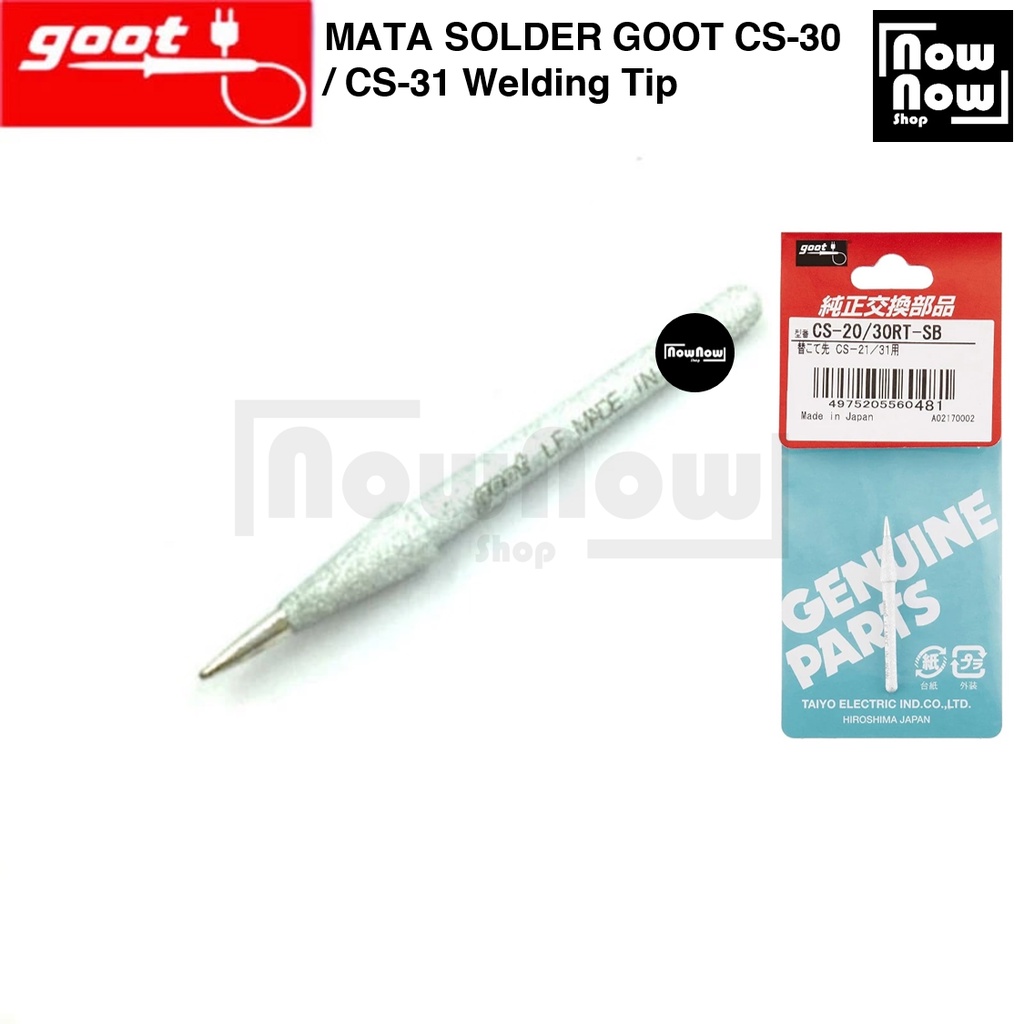 MATA SOLDER GOOT CS-30 CS30 CS-31 CS31 Japan Jepang Soldering Tip Welding Tip