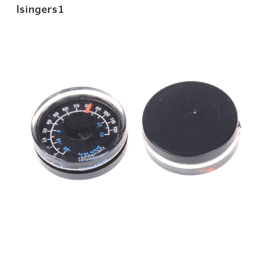 (lsingers1) 1pc Termometer Plastik Bulat 15mm 20mm 25mm 27mm