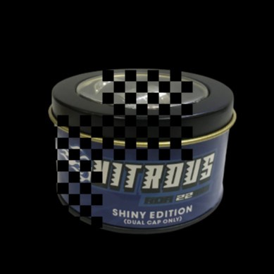 Nitrous RDA Shiny Silver Dual Cap Only Shiny Edition Silver