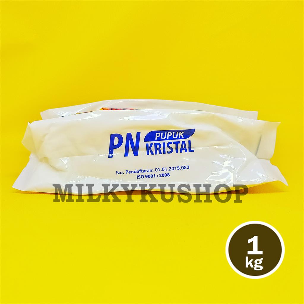 PUPUK PN KRISTAL 1 KG KEMASAN  PABRIK KNO3 PUTIH PAK TANI