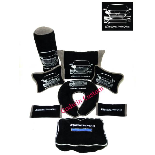 Bantal Mobil Aksesoris Motif Kijang Innova