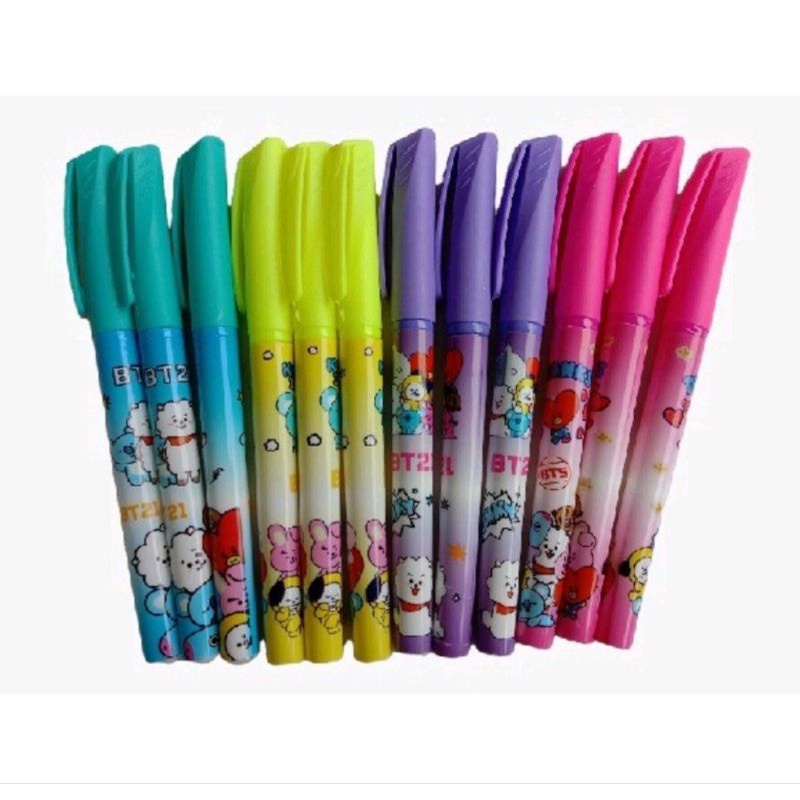 

BT21 Pulpen gell karakter BTS Koleksi Tipe Gemoi