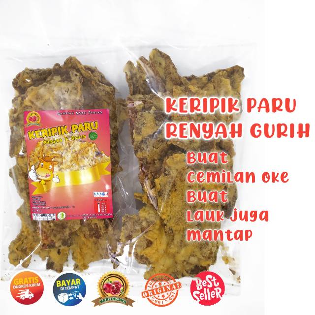 

KERIPIK KRIPIK PARU SAPI TANPA CEMILAN DAN LAUK SIAP SAJI ORIGINAL HALAL ASLI NAGIHI