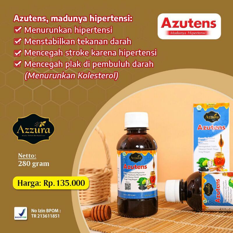 

Madu Azuten (madu hipertensi) 280gr