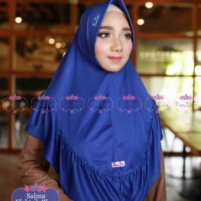 Salma linalivia hijab cantik khimar salma