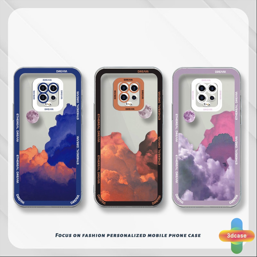 Casing Soft Case Xiaomi Redmi 9C NFC 9A 9i 9T 9AT 9 PRO Power 9ACTIV 10X POCO C3 C31 M2 PRO Redmi Note 9 8 10 10S 9 10 PRO MAX 9S 11  Xiaomi Redmi POCO X3 NFC X3 PRO 10 Prime Ins Colorful Clouds Transparent Case