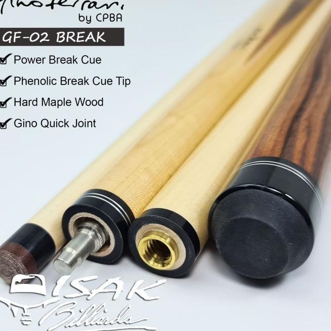 Murah [ Cod ] Gino Ferrari Gf-02 Break Cue - Stik Brek Billiard Stick