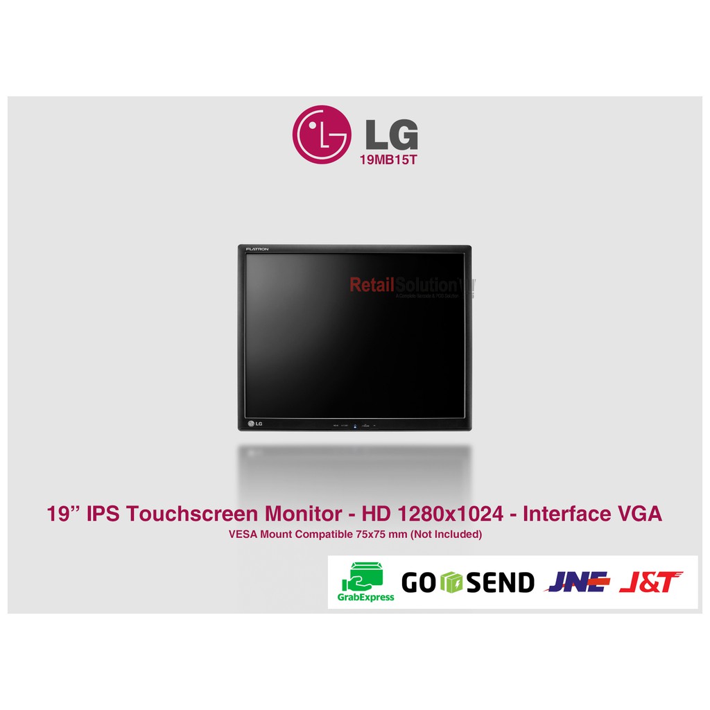 LG 19MB15T 19&quot; IPS Touchscreen Monitor